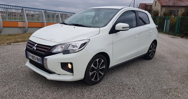 Mitsubishi Space Star cena 39500 przebieg: 39800, rok produkcji 2020 z Jelcz-Laskowice małe 191